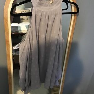 NWT Lilac cold shoulder top with stars